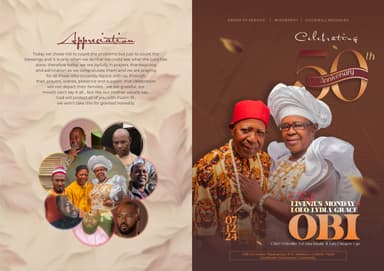 Anniversary Brochure Design